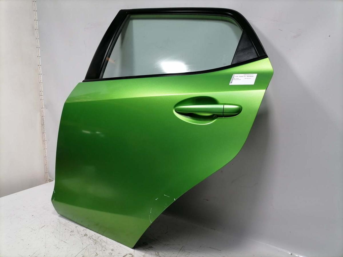 Mazda 2 DE original T&uuml;r hinten links Gr&uuml;nmetallic Rohbau Bj.2009